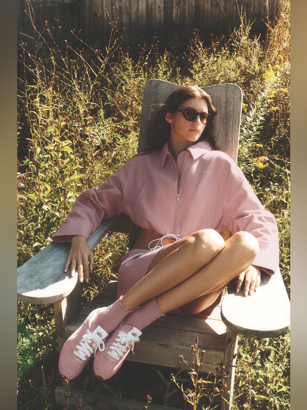 ALO YOGA | ✨NEW✨ ALO Sunset Sneaker in Vintage Pink